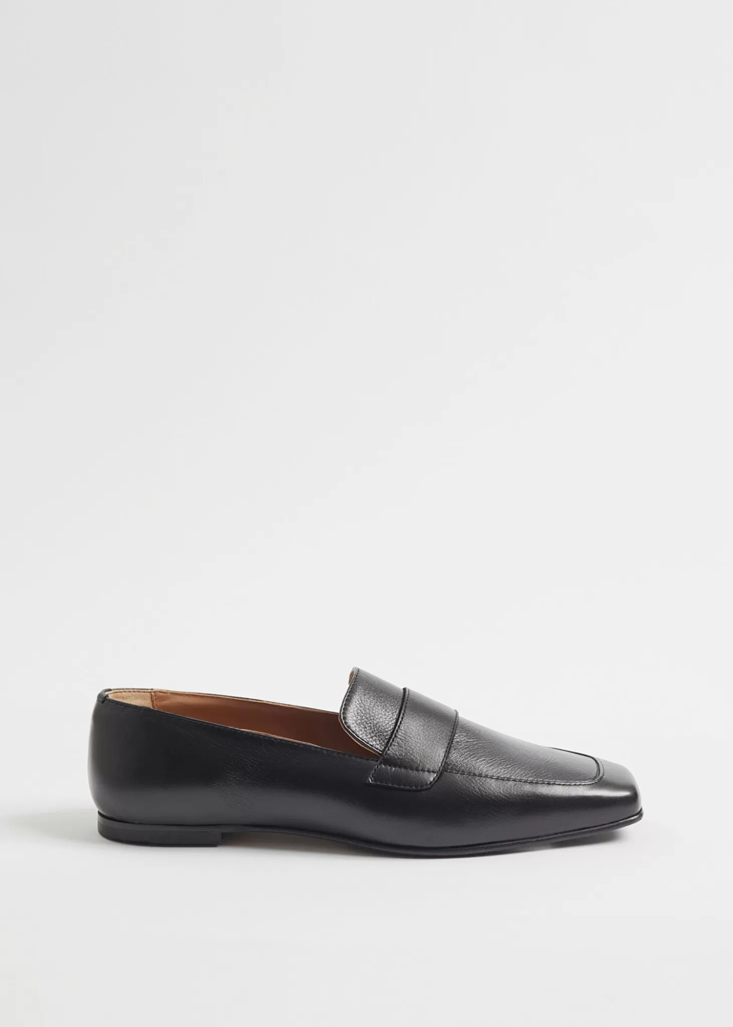 Kvinnor & Other Stories Loafers | Klassiska Smala Loafers I Lader