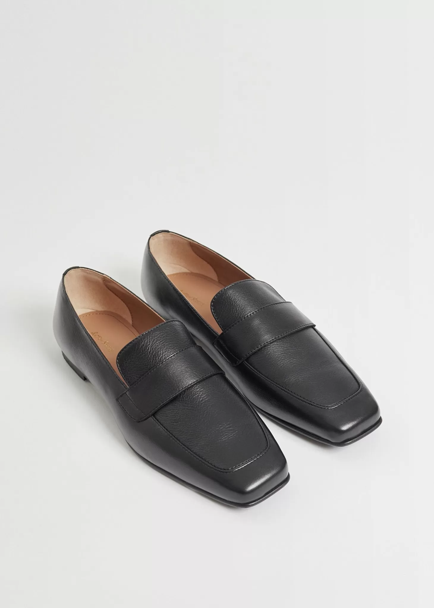 Kvinnor & Other Stories Loafers | Klassiska Smala Loafers I Lader