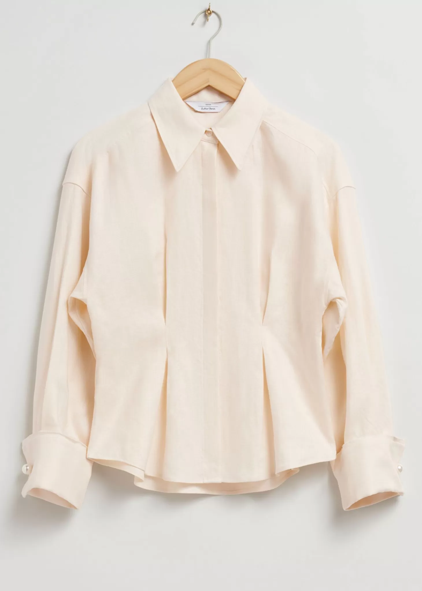 Kvinnor & Other Stories Blusar & Skjortor | Pleated Detail Linen Shirt